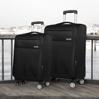 Βαλίτσα trolley Cardinal μεσαία μεγάλη 3400 60/70cm μαύρη