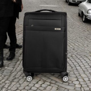 Βαλίτσα trolley Cardinal μεσαία μεγάλη 3400 60/70cm μαύρη