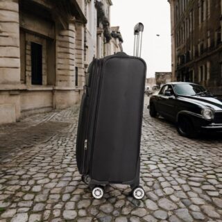 Βαλίτσα trolley Cardinal μεσαία μεγάλη 3400 60/70cm μαύρη