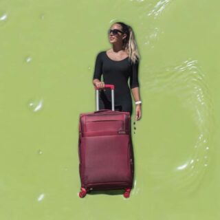 Βαλίτσα trolley Cardinal μεσαία μεγάλη 3400 60/70cm μπορντό