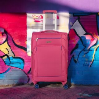 Βαλίτσα trolley Spectra Cardinal μικρή μεσαία 5000 50/60cm ροζ