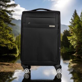 Βαλίτσα trolley Cardinal μικρή μεσαία 3400 50/60cm μαύρη