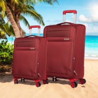 Βαλίτσα trolley Cardinal μικρή μεσαία 3400 50/60cm μπορντό