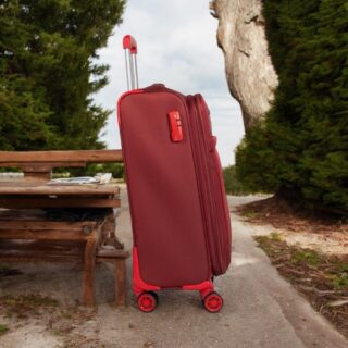 Βαλίτσα trolley Cardinal μικρή μεσαία 3400 50/60cm μπορντό