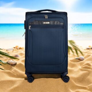 Βαλίτσα trolley Cardinal μικρή μεσαία 3300 50/60cm σκούρο μπλέ