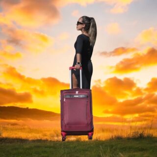 Βαλίτσα trolley Cardinal μικρή μεσαία 3300 50/60cm μπορντό