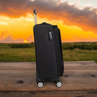 Βαλίτσα trolley Cardinal μικρή μεσαία 3300 50/60cm μαύρη