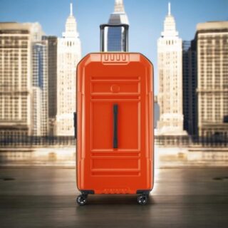 Delsey Βαλίτσα πολύ μεγάλη expandable 80cm Rempart Orange
