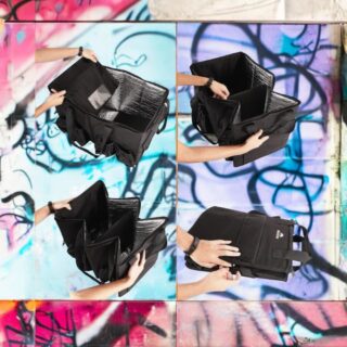 Τσάντα παράδοσης τροφίμων XXL 68L Matein 9813 μαύρο