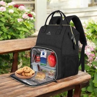 Γυναικείο Επαγγελματικό Σακίδιο πλάτης γεύματος 18L 15,6” Matein 1368 μαύρο