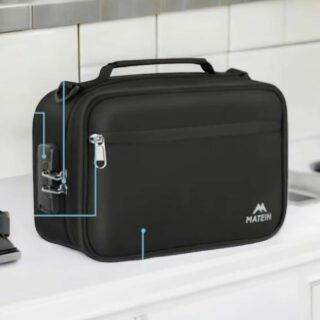 Τσάντα γεύματος χειρός/χιαστί Matein 1253 μαύρο