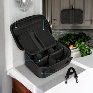 Τσάντα γεύματος χειρός/χιαστί Matein 1253 μαύρο