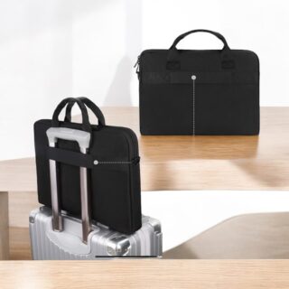 Υφασμάτινος Χαρτοφύλακας Taygeer 15,6′ laptop 5L 1061 μαύρο