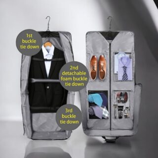 Υφασμάτινη Τσάντα ενδυμάτων κοστουμιού Matein 11L 1176 μαύρο