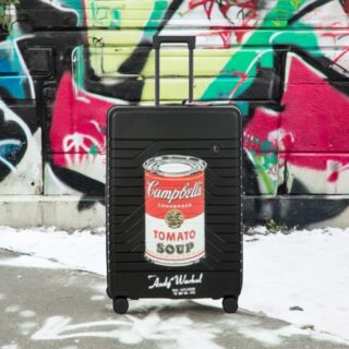 B|Y Andy Warhol Βαλίτσα μεγάλη expandable 79cm Ulisse Black