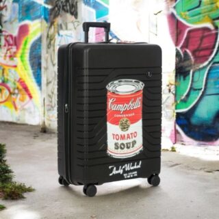 B|Y Andy Warhol Βαλίτσα μεγάλη expandable 79cm Ulisse Black