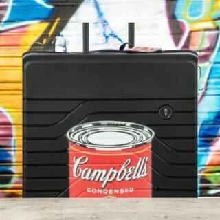 B|Y Andy Warhol Βαλίτσα μεγάλη expandable 79cm Ulisse Black