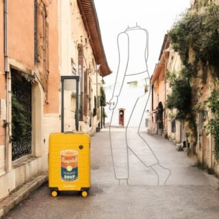 B|Y Andy Warhol Βαλίτσα καμπίνας expandable 55cm Ulisse Mango