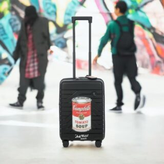 B|Y Andy Warhol Βαλίτσα καμπίνας expandable 55cm Ulisse Black