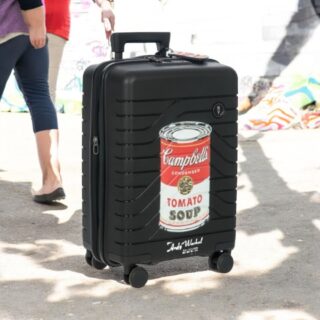 B|Y Andy Warhol Βαλίτσα καμπίνας expandable 55cm Ulisse Black