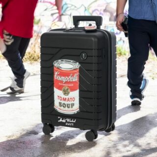 B|Y Andy Warhol Βαλίτσα καμπίνας expandable 55cm Ulisse Black