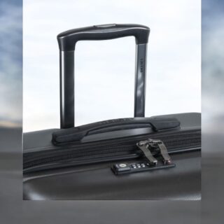 Delsey Meteor Βαλίτσα Μεγάλη Expandable 78x50x29.5cm Μαύρη