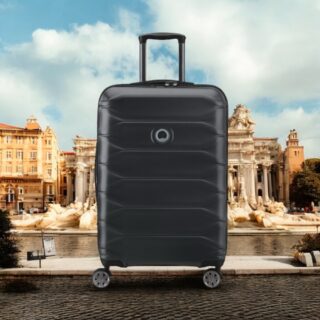 Delsey Βαλίτσα μεσαία expandable 68cm Meteor Black