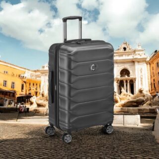 Delsey Βαλίτσα μεσαία expandable 68cm Meteor Black