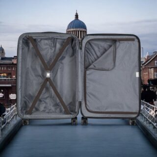 Delsey Βαλίτσα μεσαία expandable 68cm Meteor Cappuccino