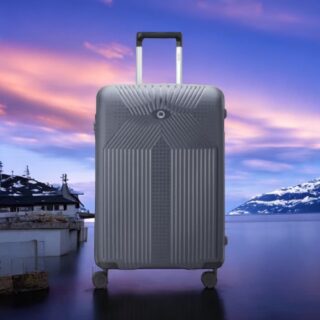 Delsey Ordener Μεσαία Βαλίτσα με ύψος 66cm σε Γκρι χρώμα