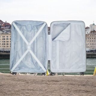 Delsey Ordener Μεσαία Βαλίτσα με ύψος 66cm σε Γκρι χρώμα