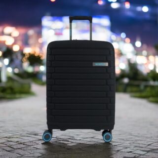 Σέτ 3Τεμ  Βαλίτσα Τροχ 55+67+76Eκ Black SODA BG BERLIN