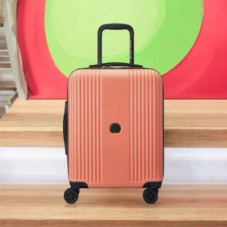 Delsey Βαλίτσα καμπίνας slim 55cm Ophelie Coral Pink