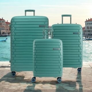 BG Berlin Σετ Βαλίτσες expandable 54-67-76cm Soda Green