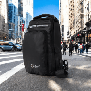 Τσαντάκι ώμου χιαστί crossbody mini backpack Cardinal 1200 μαύρο