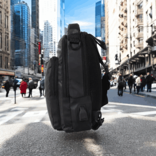 Τσαντάκι ώμου χιαστί crossbody mini backpack Cardinal 1200 μαύρο