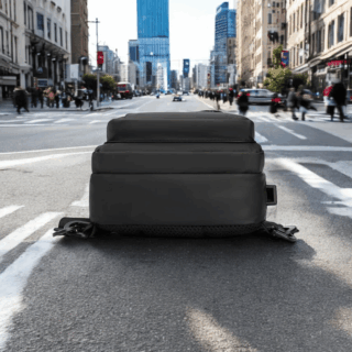 Τσαντάκι ώμου χιαστί crossbody mini backpack Cardinal 1200 μαύρο