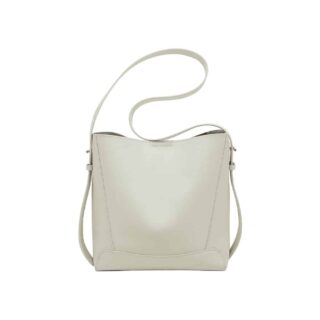 Δερμάτινη Γυναικεία Τσάντα Foxer 9136015F Άσπρο