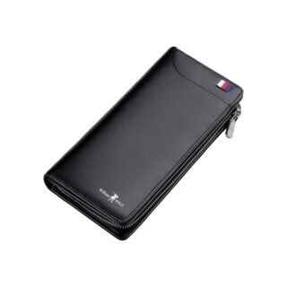 Δερμάτινο Ανδρικό πορτοφόλι William Polo 301 black