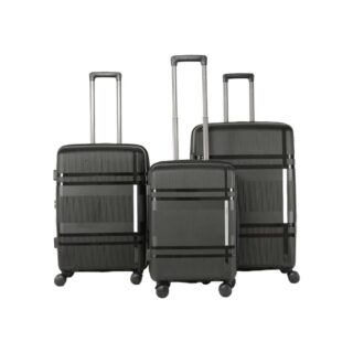 Βαλίτσες Σκληρές με Επέκταση σέτ 3 τεμαχίων Cardinal PP 2017 μαύρο