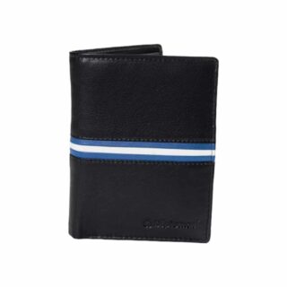 Diplomat Δερμάτινο Ανδρικό Πορτοφόλι με RFID Μαύρο