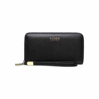 Γυναικείο Δερμάτινο Πορτοφόλι Foxer 256001F Μαύρο