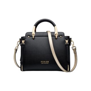 Δερμάτινη Γυναικεία Τσάντα Foxer 928019F Μαύρο