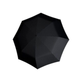 Knirps T.200 Ομπρέλα Αυτόματη Μαύρη Stripes Compact