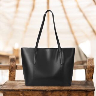 Δερμάτινη Γυναικεία Τσάντα Foxer 958V422F Μαύρο