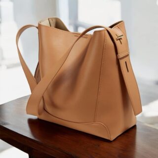 Δερμάτινη Γυναικεία Τσάντα Foxer 9136015F Καφέ