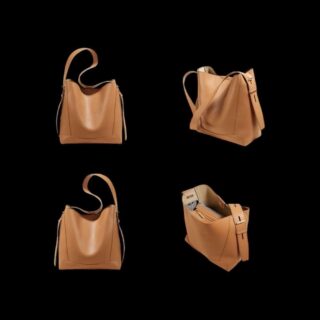 Δερμάτινη Γυναικεία Τσάντα Foxer 9136015F Καφέ