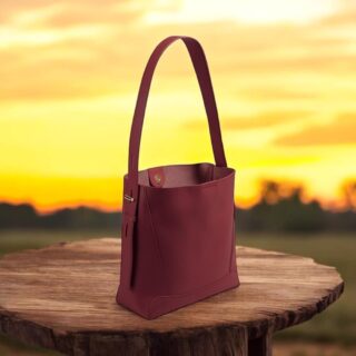 Δερμάτινη Γυναικεία Τσάντα Foxer 9136015F Μπορντό