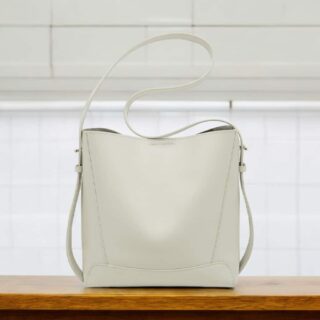 Δερμάτινη Γυναικεία Τσάντα Foxer 9136015F Άσπρο