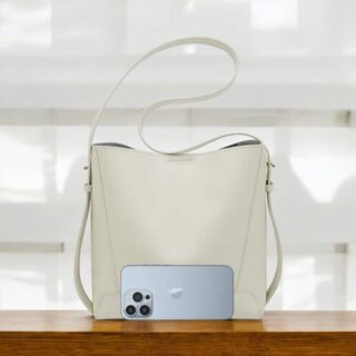 Δερμάτινη Γυναικεία Τσάντα Foxer 9136015F Άσπρο